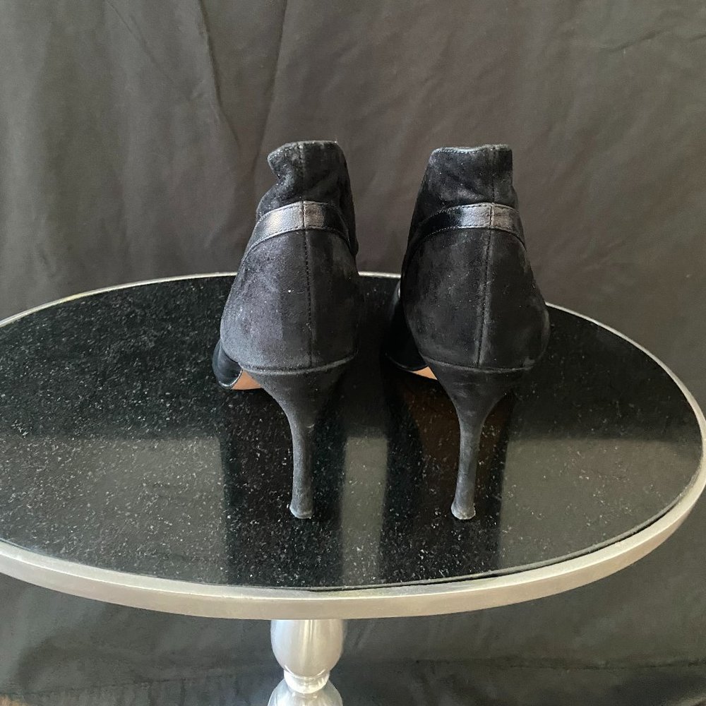Black suede/leather dress shoes
